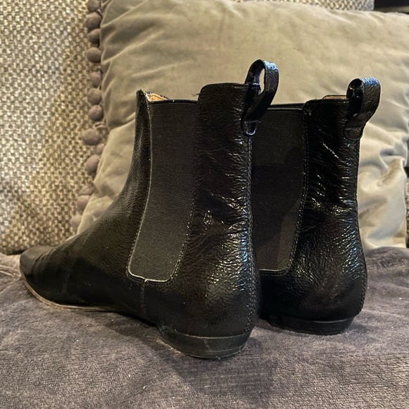 MICHAEL Michael Kors vintage patent leather square toe urban booties - Picture 3 of 7